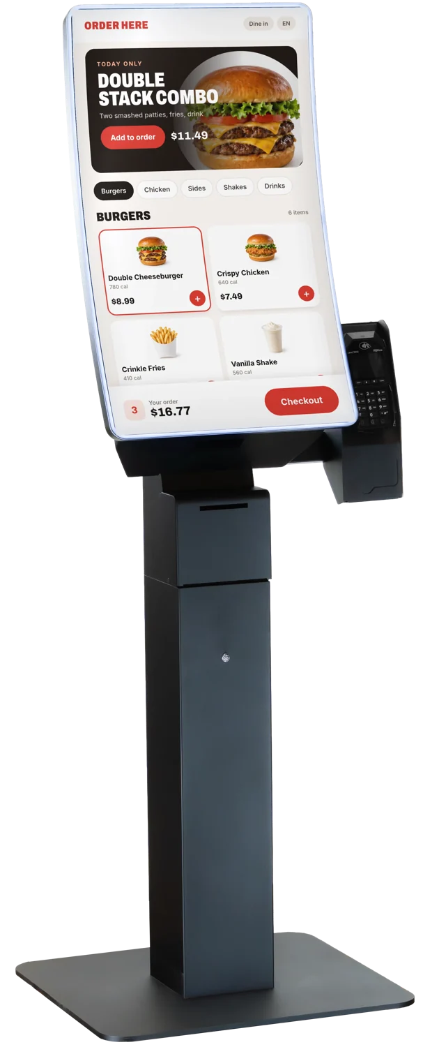 Giosk 32C Curve kiosk